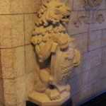Lion statue