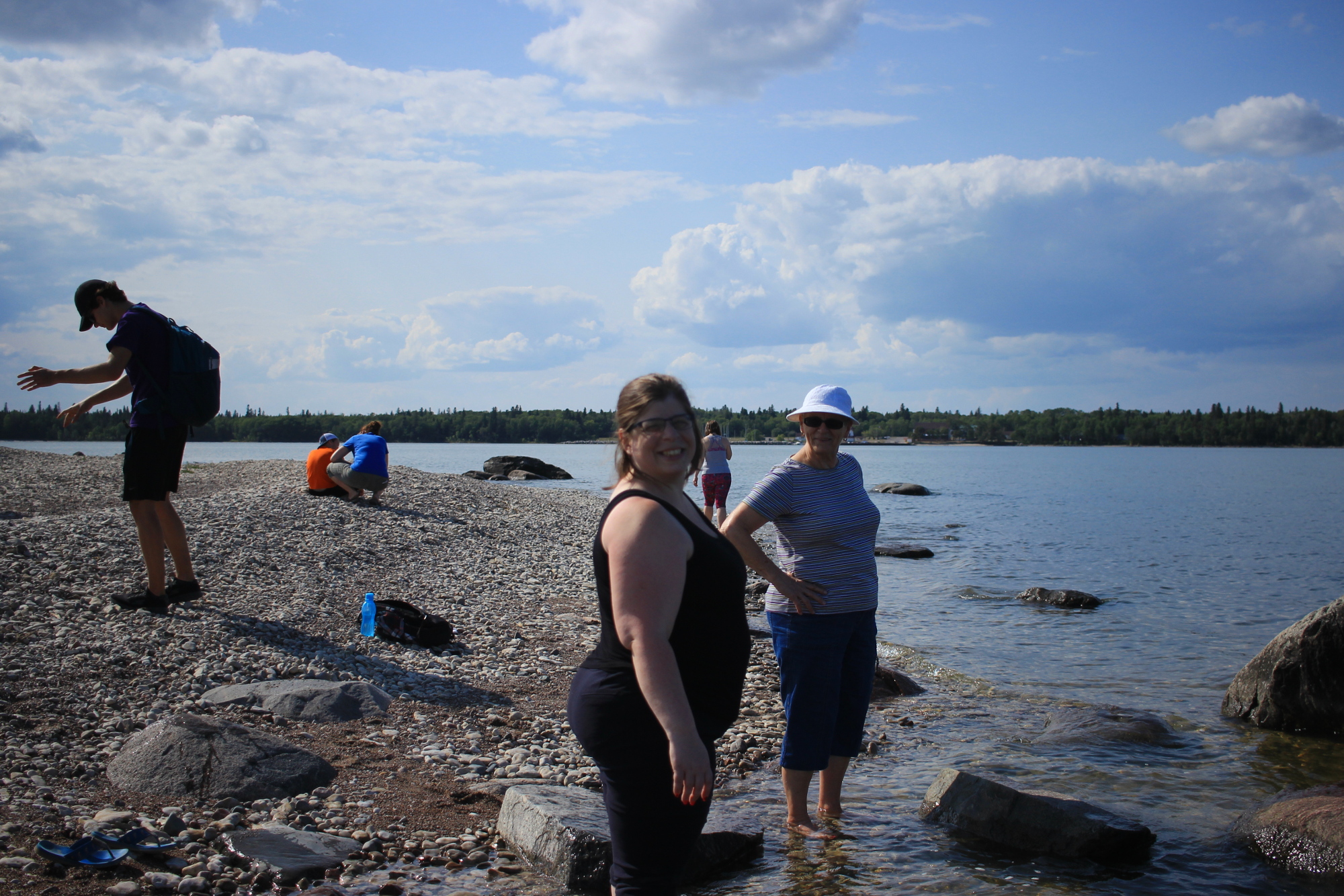 Down at the beach