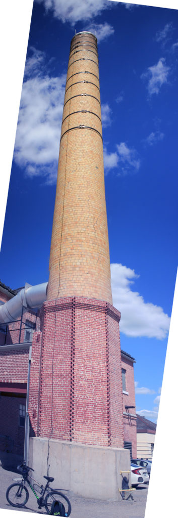 A very tall chimney