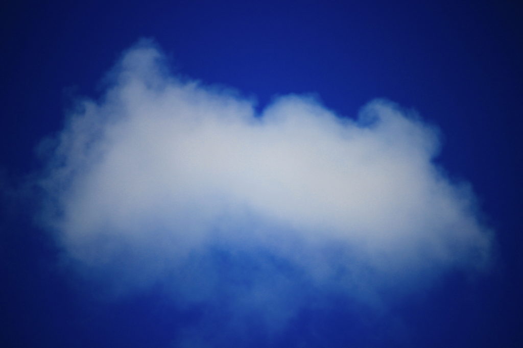 A puffy little cloud