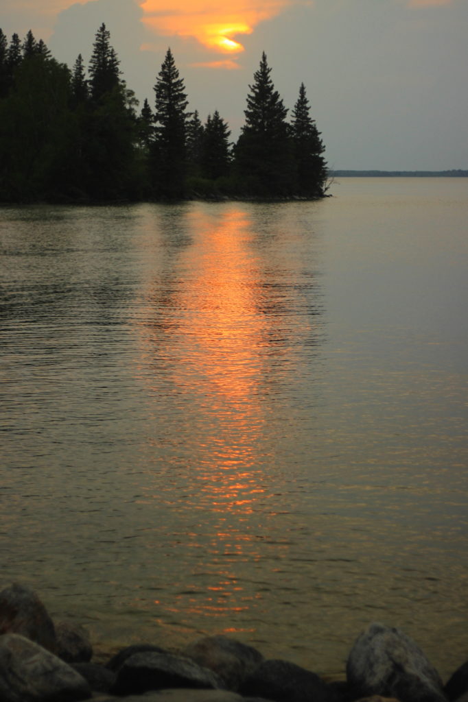 Sun-dappled Clear Lake