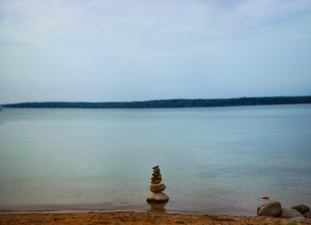 Stacked Stones at Clear Lake
