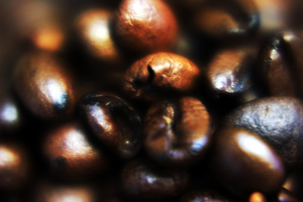 Coffee beans (macro)
