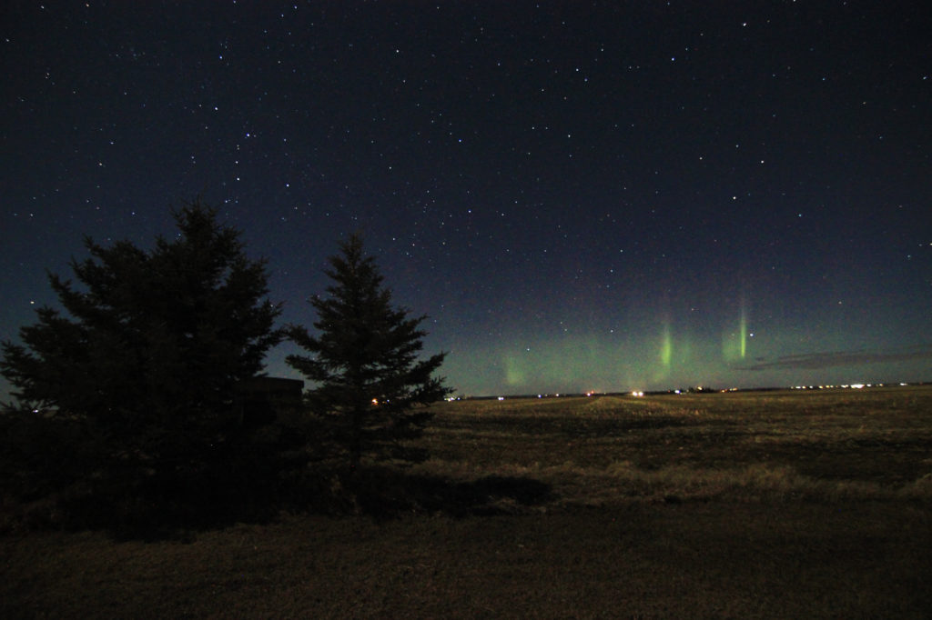 Faint aurora
