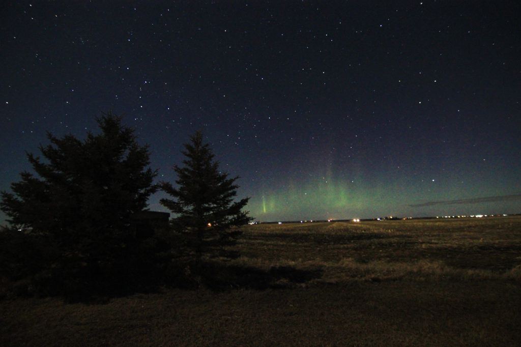 Faint aurora
