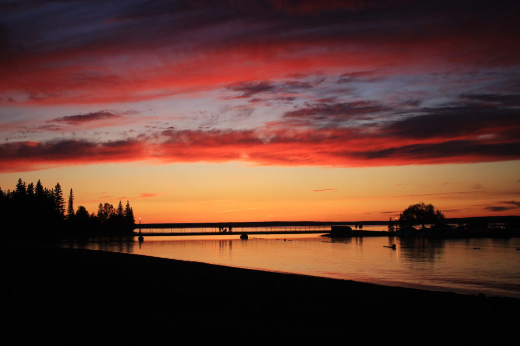 Sunset at Clear Lake