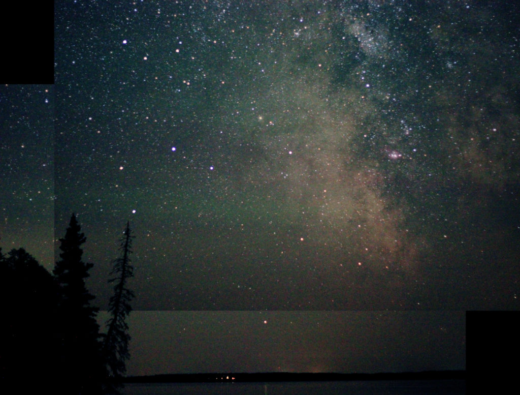 2-shot composite of the Milky Way