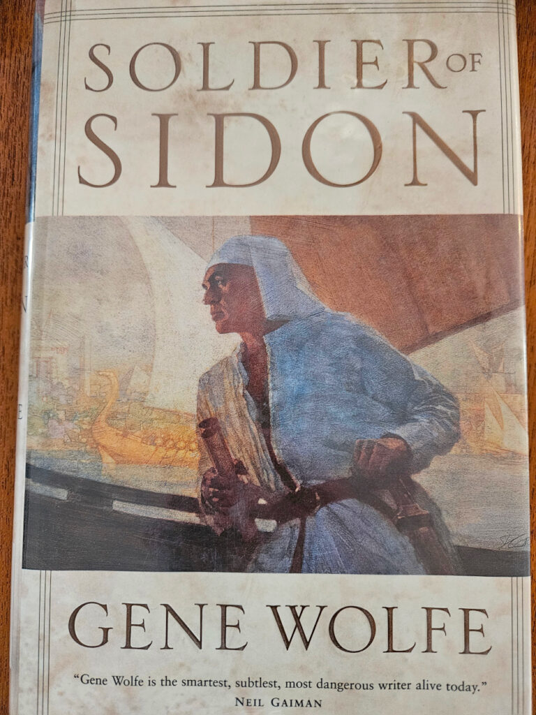 Front cover of Gene Wolfe's novel Soldier of Sidon