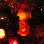A Snoopy decoration on our Christmas tree