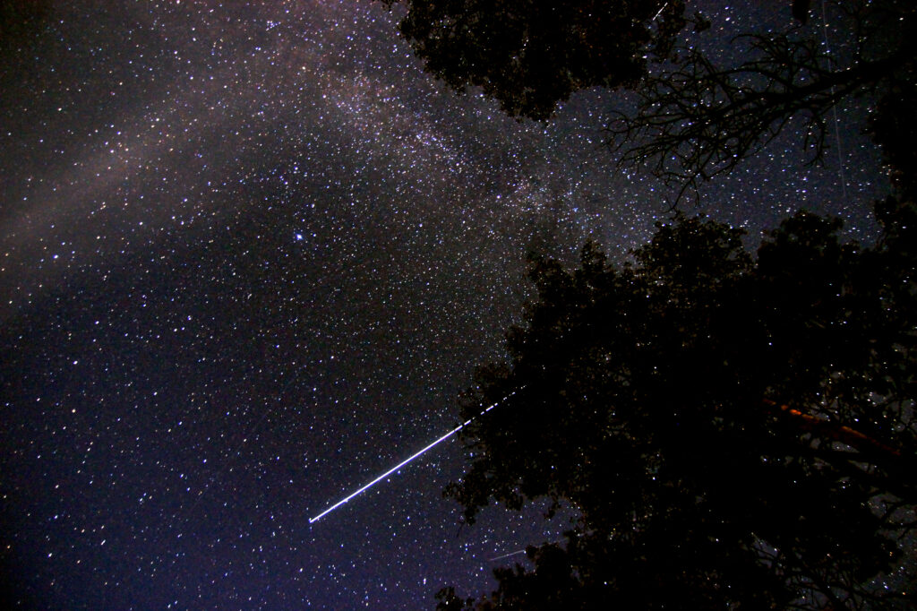The Milky Way (and the International Space Station)